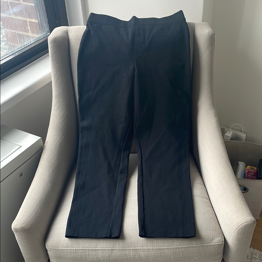 SPANX Black Straight Leg Pants Professional Style
